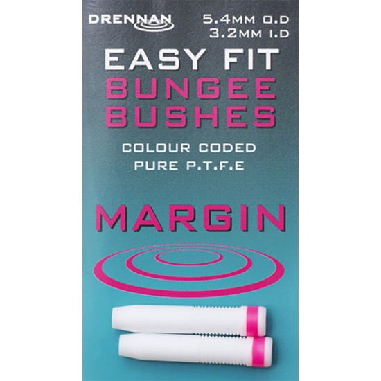 Drennan - Conector Elastic Rubeziana Easy Fit Bush Margin 3.2mm